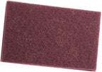 5pcs Nylon Scourer Pad Shell Polishing Professional Industrial Abrasive Hand Scouring Pad (fine-Red)