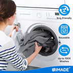 Microfiber Cleaning Cloth, 50 Pack Microfiber Towels for Cars Reusable Shop Rags Bulk Lint Free Cleaning Towels for Car Kitchen Automotive Bar Mechanic Restaurant Garage, 11.5"x 11.5", Grey