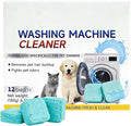 Washing Machine Cleaner Tablets, 2026 New Washer Cleaner Tablets, Deep Cleaning Pet Hair Remover for Laundry Room, Eco-Friendly Odor Remover for Pet Owners (1pcs)