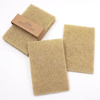Natural Scouring Pads 15 Pack- Non-Scratch Sisal Cleaning Scrub Pads for Dishes, Eco-Friendly Coconut Fiber Kitchen Scrubbers for Pans and Pots, Compostable, Biodegradable