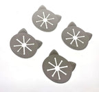 40PCS Sock Rings, Sock Clips, Sock Holders Locks Washing Sorters Laundry Storage Organization for Washing and Dryer Machine, Soft Rubber Sock Keepers, Black Mouse/Bear and White Cat Pattern