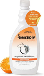 Homesolv Enzyme Drain Cleaner & Build Up Remover (Citra Drain), Valencia Orange, 22 Fluid Ounces