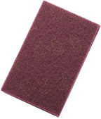 5pcs Nylon Scourer Pad Shell Polishing Professional Industrial Abrasive Hand Scouring Pad (fine-Red)