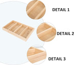 Wooden Glasses Tray Eyeglasses Storage Rack Sunglasses Display Organizer Multi-Compartment Eyewear Case for Home Office with 4pcs Set