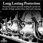Goddard's Cotton Silver Polishing Cloth for Cleaning Silver Jewelry, Gold, Dinnerware, Silverware, Antiques, Helps Shine, Protect & Clean, Case Pack of 6