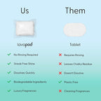 Natural Dishwasher Detergent Pods| Free and Clear (Unscented) Dish Tabs, Eco-Friendly Plant Based Enzymes | Leaves Dishes Sparkling, 60 Count
