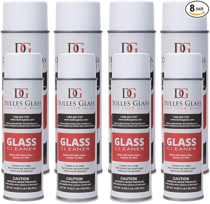 Dulles Glass Specialized Glass & Mirror Cleaner 8 pack