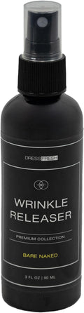 Wrinkle Releaser, Helps Relax Wrinkles, Bare Naked Scent, Premium Collection, 3 Fl Oz Travel Size, Odor Neutralizer, Fabric Conditioner, Anti-static Spray