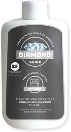 Diamond Shine Kitchen Cleaner - Clean, Polish, Restore Glass/Ceramic Cooktops, Stainless Steel - 10 oz