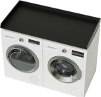Washer Dryer Countertop, Laundry Room Organization and Storage, 27.6" x 54" Wood Laundry Countertop for Washer and Dryer, Black