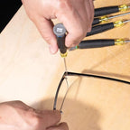 Klein Tools 6243 Mini Precision Screwdriver, 3/32-Inch Slotted, Features Cushion-Grip Handle, Rotating Cap, Color Coded Ring, 3-Inch Shank