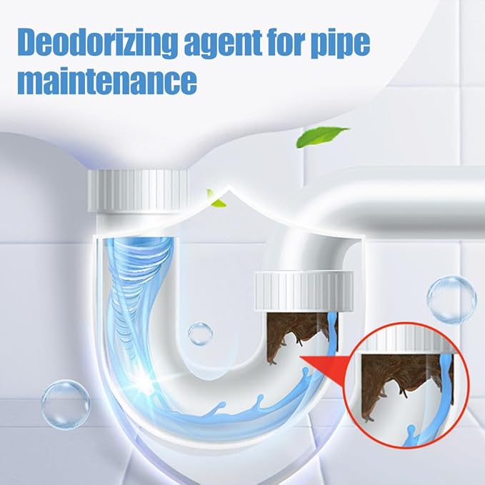 2026 Upgraded Sink and Drain Cleaner, Multi-functional Powerful Pipe Unclogging Agent Drains Cleaner Fast Foaming for Kitchen Toilet and Pipes Cleaning Tool (3Set)