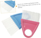 PartyKindom 4sets Mini Desktop Broom Dustpan Compact Home Cleaning Accessory for Keyboard and Laptop Maintenance Material Hanging for