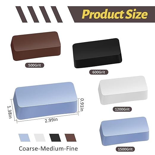 Amylove 8 Inch Airway Buffing Wheels Aluminum Wheel Polishing Kit in Diameter 5/8 Inch Arbor Hole, Polishing Compound and Metal Polish Kit for Angle Grinder(Mixed Color,9 Pcs)