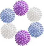 6Pcs Small Dryer Balls, 2.36 Inch Reusable Laundry Balls for Washer & Dryer, Fabric Softener Alternative, Anti-Wrinkle & Pet Hair Remover Laundry Essentials