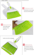 Mini Broom and Dustpan Set-Mini Whisk Set for Desk, Housekeeping, Office, Kitchen, Pet Nest, etc.,Daily Cleaning Necessity Plastic Mini Dustpan Set (Pink)