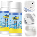2 PCS Sink & Drain Cleaner Powder, 2026 New Upgraded Quick Foaming Powder for Bathroom and Kitchen Dredging