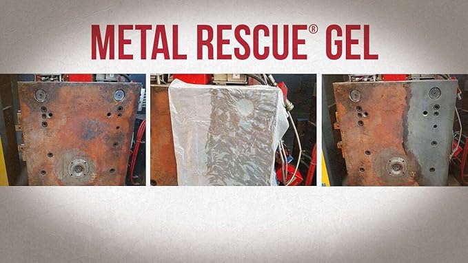 Workshop Hero WH003227 Metal Rescue Rust Remover Gel, 17.64 fl. oz., 1 Pack