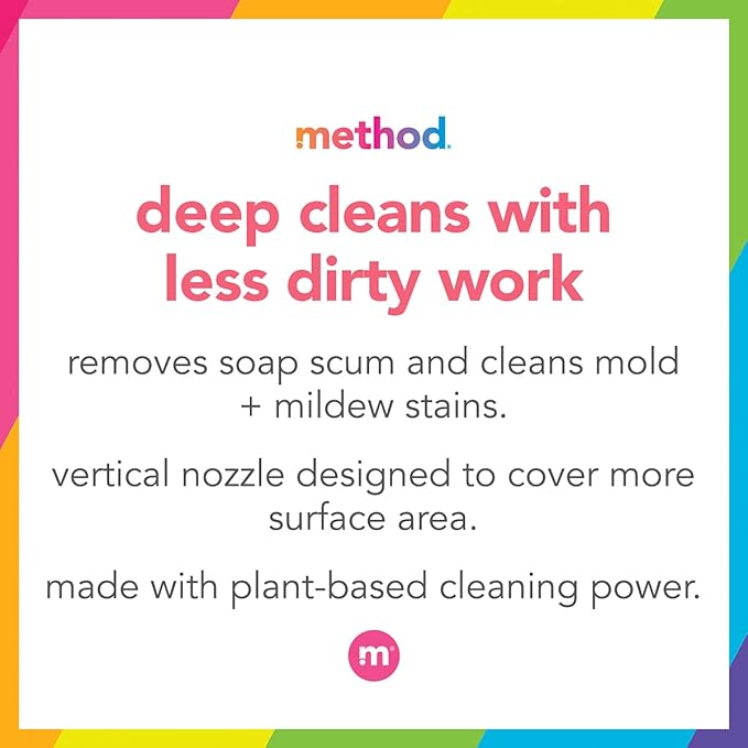 Method Foaming Bathroom Cleaner, Eucalyptus Mint, 28 Ounce, 2 pack, Packaging May Vary