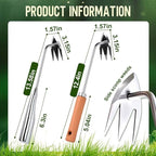 Weed Puller Tool，2026 New Weeding Artifact Uprooting Weeding Tool Weed Remover Tool Manganese Steel Weed Pulling Tool Manual Weeders Tool for Garden (A+B-2PCS)