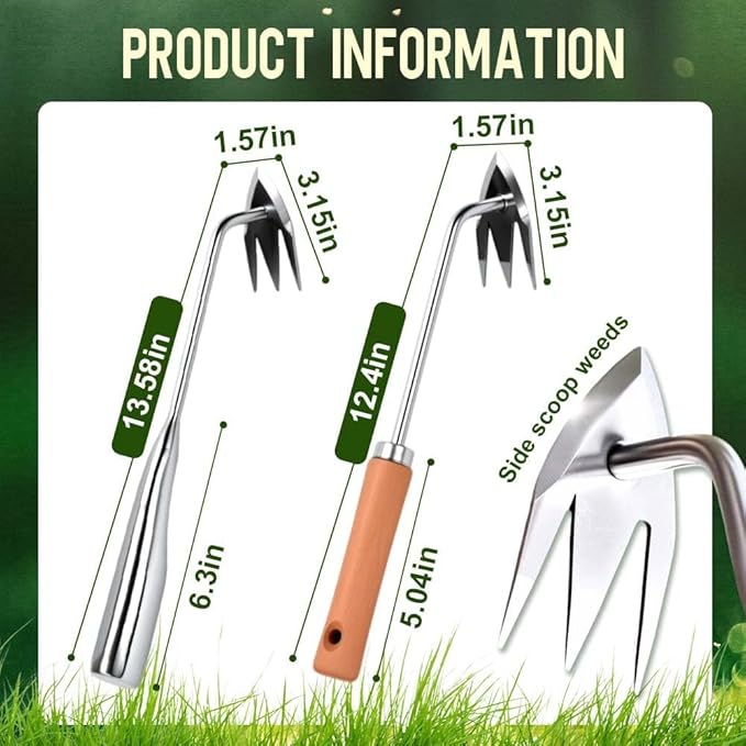 Weed Puller Tool，2026 New Weeding Artifact Uprooting Weeding Tool Weed Remover Tool Manganese Steel Weed Pulling Tool Manual Weeders Tool for Garden (B-1PCS)