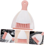 minkissy 2pcs Guinea Pig Accessories Cleaning Set Cage Broom Dustpan Nest Cleaning Tools Portable Household Supplies Random Color