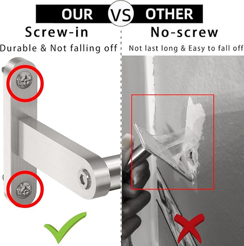 16 Inch Bathroom Towel Bar, KLJKPA Towel Racks for Bathroom Wall Mounted, Stainless Steel Heavy Duty Modern Single Towel Bar Holder, Brushed Nickel