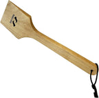 Naturolic All-Natural Wooden Grill Scraper Tool 16" | Bristle-Free Grill Cleaner for Outdoor Grill | Eco-Friendly BBQ Cleaning Tool for Safe Grate Care