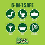 Green Gobbler Drain Cleaner and Deodorizer Sticks with Enzymes - Maintain a Clean Drain, Safe for Pipes and Septic Tanks, Use Monthly - 12 Pack