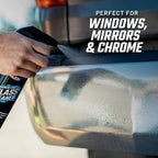 Slick Products Streak-Free Glass Cleaner – Ammonia-Free Window, Mirror, Chrome & Tint Cleaner – Removes Dirt, Smudges & Fingerprints – Ready-to-Use – 16 oz.
