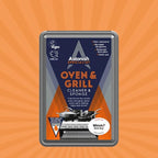 Astonish Specialist Oven & Grill Cleaner & Sponge, 250g – Powerful Degreasing Paste with Orange Oil, Restores Shine Without Harsh Chemicals – For Ovens, Grills, Racks & Toughened Glass