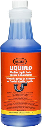 Liquiflo Hair Drain Clog Remover & Maintainer, Eliminates Odors & Biofilm, Odor-Free & Fumeless, Declogger for Hair, Grease & Organic Build up, Safe for All Piping