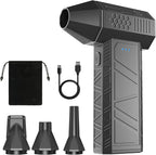 YOTON Compressed Air Duster 110,000 RPM, Cordless Electric Air Duster Replaces Canned Air Spray, Rechargeable 3-Gear Keyboard Cleaner, Air Blower for Computer, Laptop, Camera, Car & Outdoor