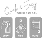 Quick Shine Multi Surface Floor Cleaner Daily Care 24oz | Plant-Based, Ready to Use, Dirt Dissolving, Streak Free, No Rinse | Use on Hardwood, Laminate, Luxury Vinyl Plank, Tile & Stone | Safer Choice