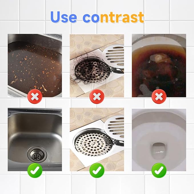 Sink Drain Cleaner, 2025 New Multi-functional Sink and Drain Cleaner Powder Cleaning, Drains Cleaner Foam Cleaner, Powerful Pipe Dredging Agent for Home Kitchen Toilet (1Pc)