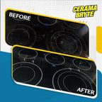 Cerama Bryte Removes Tough Stains Cooktop and Stove Top Cleaner for Glass - Ceramic Surfaces, 3-28 oz