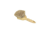 SPARTA 40541EC25 Plastic Scrub Brush, Utility Brush, Kitchen Brush With Hanging Hole For Cleaning, 8 Inches, Tan, (Pack of 6)