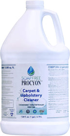 Procyon Carpet & Upholstery Cleaner Concentrate - Professional Pet, Earth, Family-Safe Cleaning Solution for Fabric & Furniture (512 Oz case)