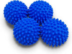 Dryer Balls 4 Pack - Non-Toxic Reusable Dryer Balls (Blue)