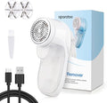 Fabric Shaver Lint Shaver, Lint Remover for Clothes, Electric Lint Remover Rechargeable Sweater Defuzzer Pill Remover with 3 Replaceable Blades, Suitable for Clothes, Jumpers, Furniture, Wool