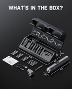 Fanttik S2 Pro Electric Screwdriver, Cordless Screwdriver Set, 7 Torque Settings, 0.5 to 6N.m, 20 Magnetic Bits, 1/4''Hex Shank, with 90° Angle Adapter, for Furniture, Household Repairs