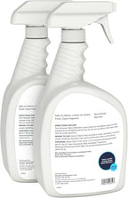 Amazon Basics Fabric Refresher Spray, Fresh Scent, Odor Eliminator, Dye-Free, Quick-Drying, 32 fl oz, Pack of 2