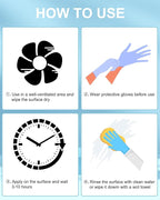 Mold Remover Gel, Household Washing Machine Cleaner for Washing Machine Seal, Bathroom Grout, Caulk, Mold Cleaner Best for Home Sink, Kitchen, Showers