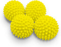 Dryer Balls 4 Pack - Non-Toxic Reusable Dryer Balls (Yellow)