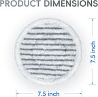 8 Pack Steam Mop Replacement Pads for Shark S8001 S7001 S7201 S7000AMZ S8201 Steam and Scrub Mop Pads Repeatedly Washed for All Floors Cleaning