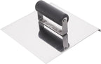 MARSHALLTOWN QLT Stainless Steel Hand Edgers, Plastic Handle, 203mm Length, 203mm Width, 6mm Radius, 10mm Lip, Made In The USA, CE527SP