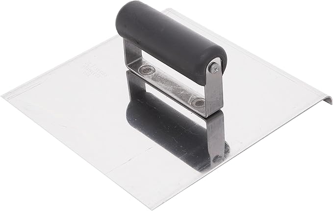 MARSHALLTOWN QLT Stainless Steel Hand Edgers, Plastic Handle Material, 203mm Length, 203mm Width, 3mm Radius, 6mm Lip, Made In The USA, CE526SP