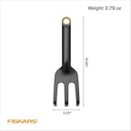 Fiskars Eco Cultivator with Wide Angled Tines, Ergonomic Handle, UV Resistance, Ideal for Loosening Soil and Removing Weeds