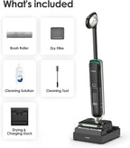 Tineco Floor ONE S7 Master Wet Dry Vacuum Cleaner, 23kPa Suction Vacuum Mop with DustReveal Green Headlight, 65 Min Runtime, 185°F Flashdry, 3.9inch Ultra-Slim Stretch Mop