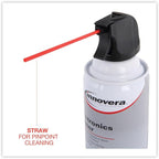 Innovera Compressed Air Duster Cleaner, 10 oz Can, 6/Pack